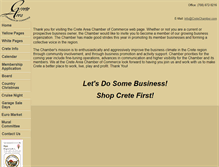 Tablet Screenshot of cretechamber.com